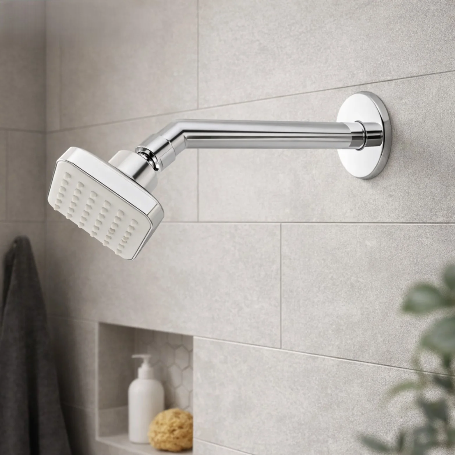 <span style="font-family:algerian"><span style="color:white"><span style="font-size:12px"><span style="background-color:#78706E">ABS</span></span></span></span><br> 3*3 OVERHEAD SHOWER WITH ARM - Image 2