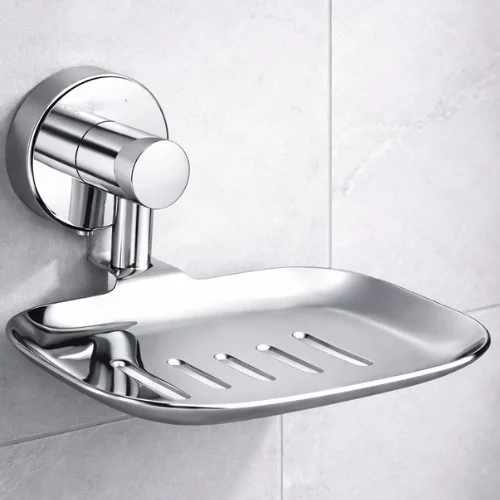 <span style="font-family:algerian"><span style="color:white"><span style="font-size:12px"><span style="background-color:#666666">SS202</span></span></span></span><br> NEXA SOAP DISH PREMIUM CHROME PLATED - Image 2