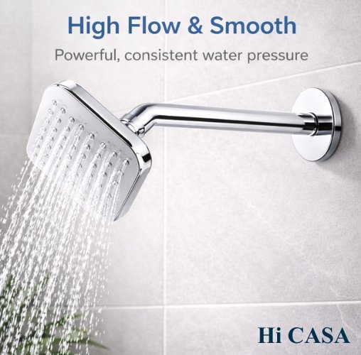 <span style="font-family:algerian"><span style="color:white"><span style="font-size:12px"><span style="background-color:#78706E">ABS</span></span></span></span><br> 5*5 OVERHEAD SHOWER WITH ARM - Image 4