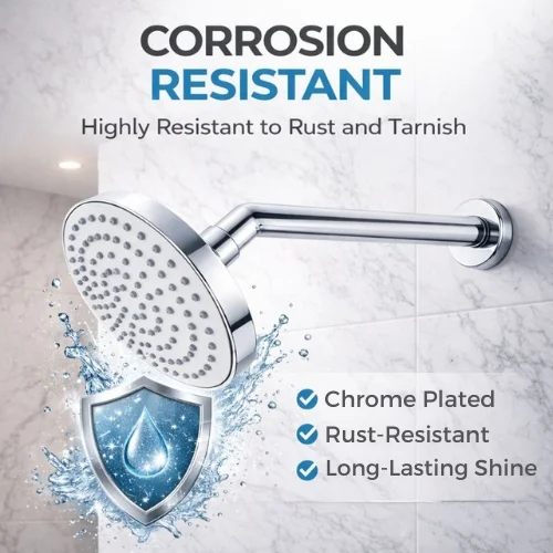 <span style="font-family:algerian"><span style="color:white"><span style="font-size:12px"><span style="background-color:#78706E">ABS</span></span></span></span><br> 5" OVERHEAD SHOWER WITH ARM - Image 5