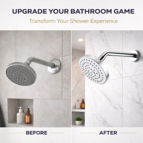<span style="font-family:algerian"><span style="color:white"><span style="font-size:12px"><span style="background-color:#78706E">ABS</span></span></span></span><br> 5" OVERHEAD SHOWER WITH ARM - Image 6