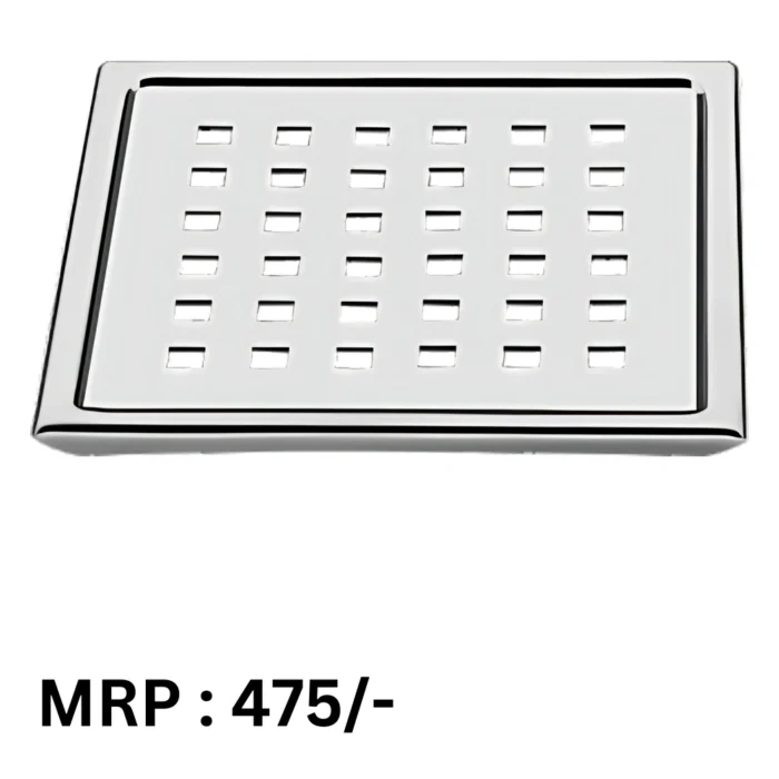 6"X6" VIVID SQUARE FLOOR TRAP SS202 WITH COCKROACH JALI