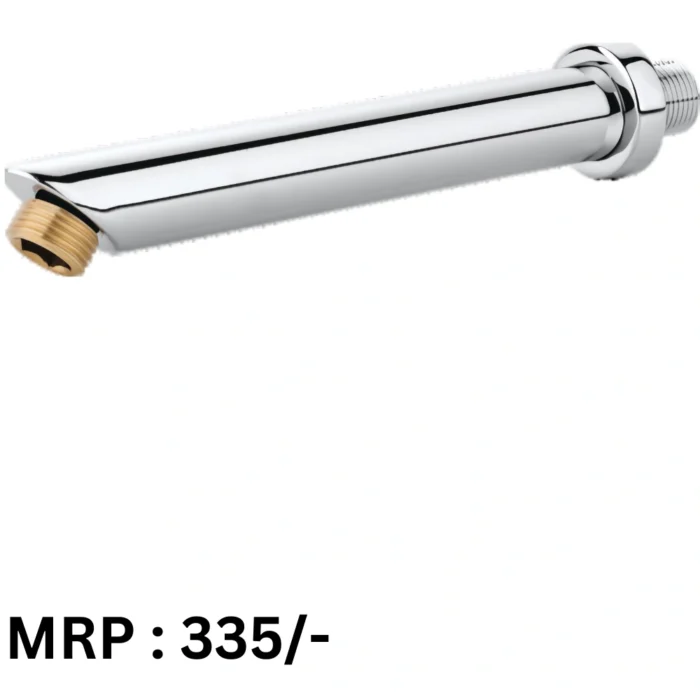 9" ROUND SHOWER ARM WITH BRASS NUT