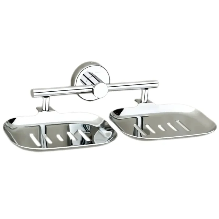 <span style="font-family:algerian"><span style="color:white"><span style="font-size:12px"><span style="background-color:#666666">SS202</span></span></span></span><br>NEXA  DOUBLE SOAP DISH PREMIUM