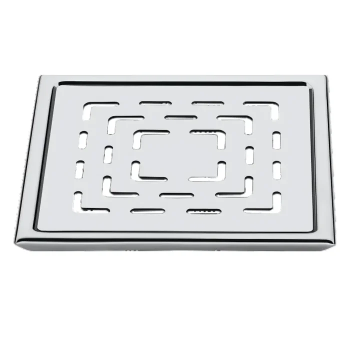 <span style="font-family:algerian"><span style="color:white"><span style="font-size:12px"><span style="background-color:#666666">SS202</span></span></span></span><br>6"X6" EMBER SQUARE FLOOR TRAP WITH COCKROACH JALI