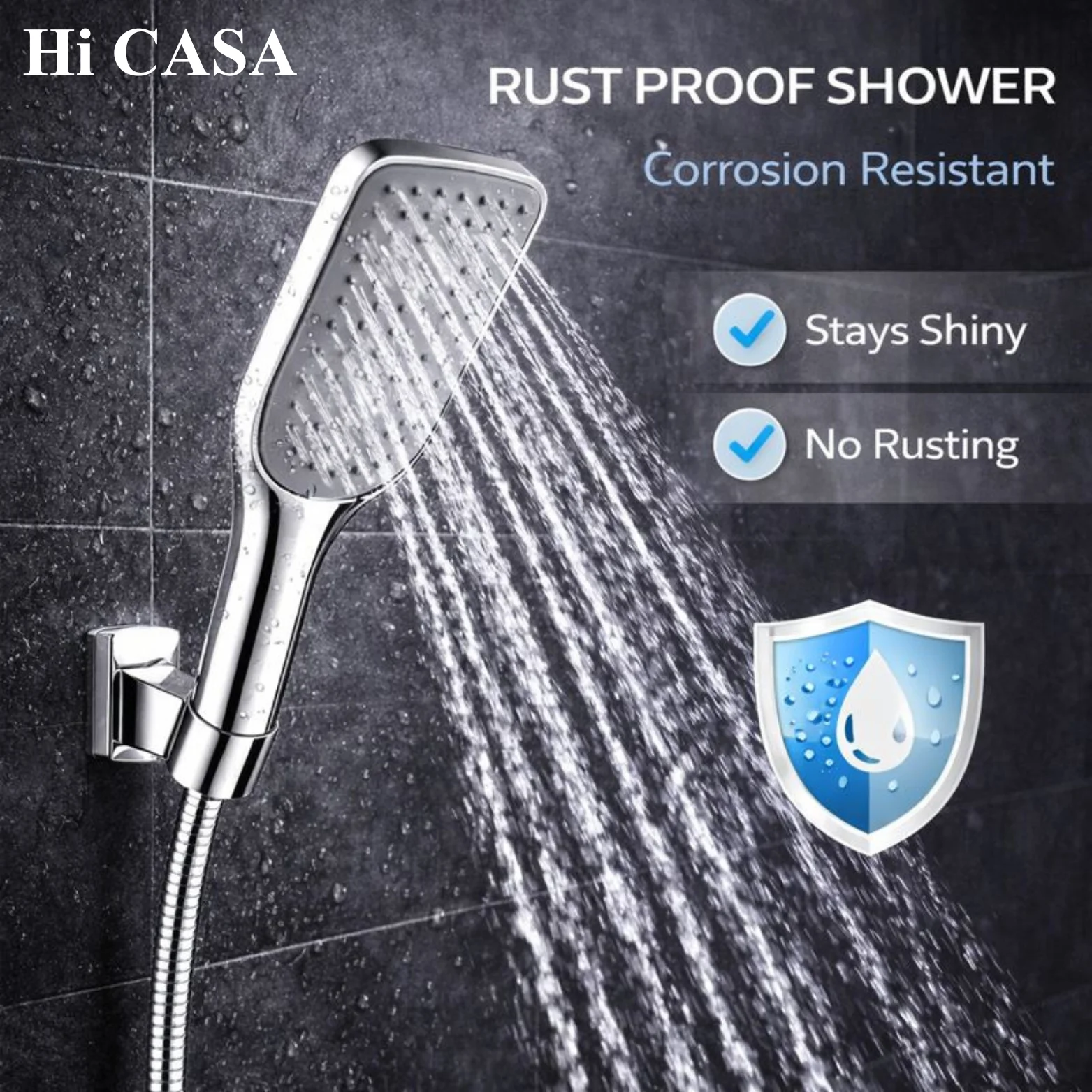 <span style="font-family:algerian"><span style="color:white"><span style="font-size:12px"><span style="background-color:#78706E">ABS</span></span></span></span><br> COMBI HAND SHOWER WITH 1.5MTR SHOWER TUBE - Image 3