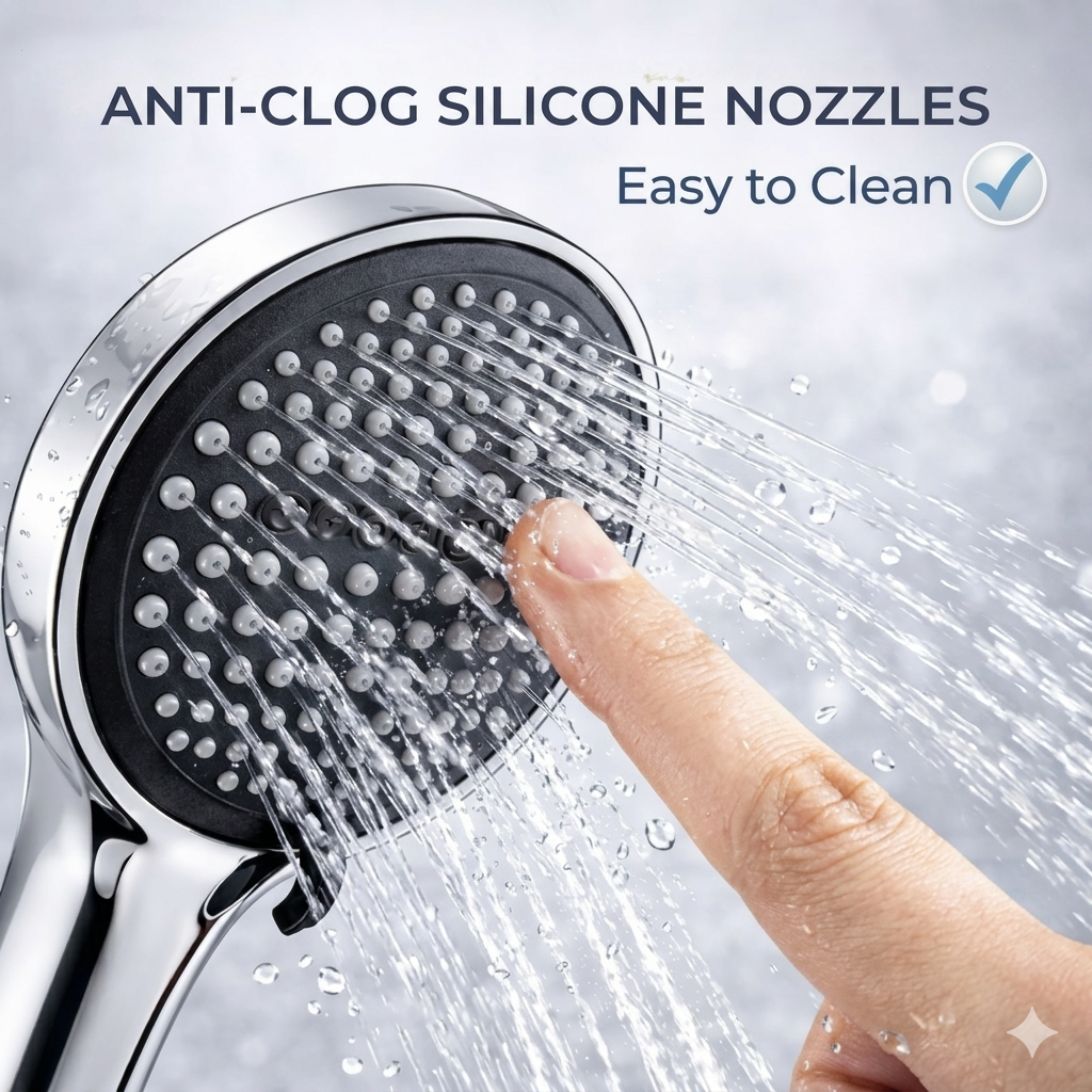 <span style="font-family:algerian"><span style="color:white"><span style="font-size:12px"><span style="background-color:#78706E">ABS</span></span></span></span><br> APEX HAND SHOWER WITH 1.5MTR SHOWER TUBE - Image 6