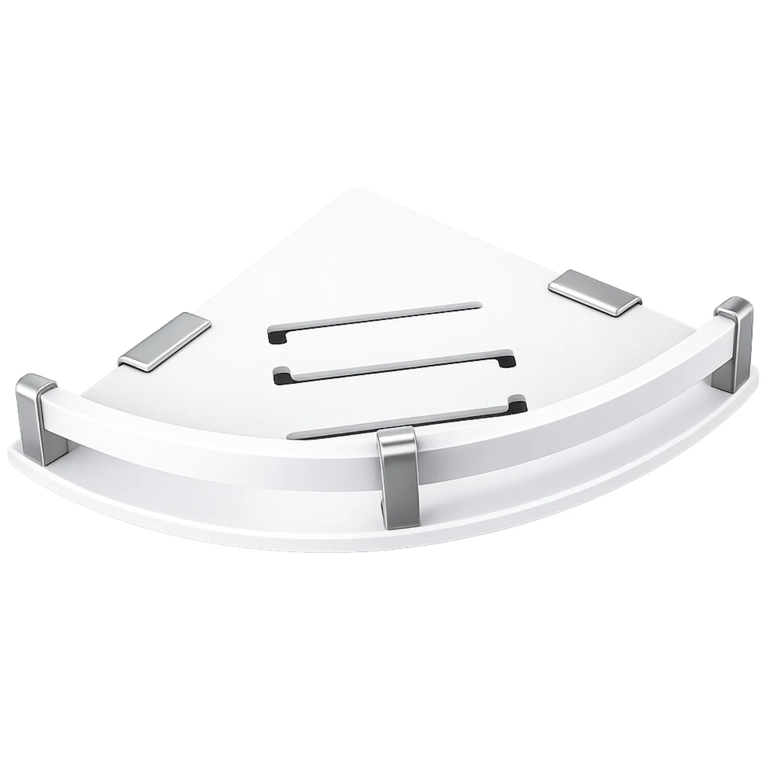 <span style="font-family:algerian"><span style="color:white"><span style="font-size:12px"><span style="background-color:#004E7A">ACRYLIC</span></span></span></span><br> CORNER SHELF 12*12 - Image 2