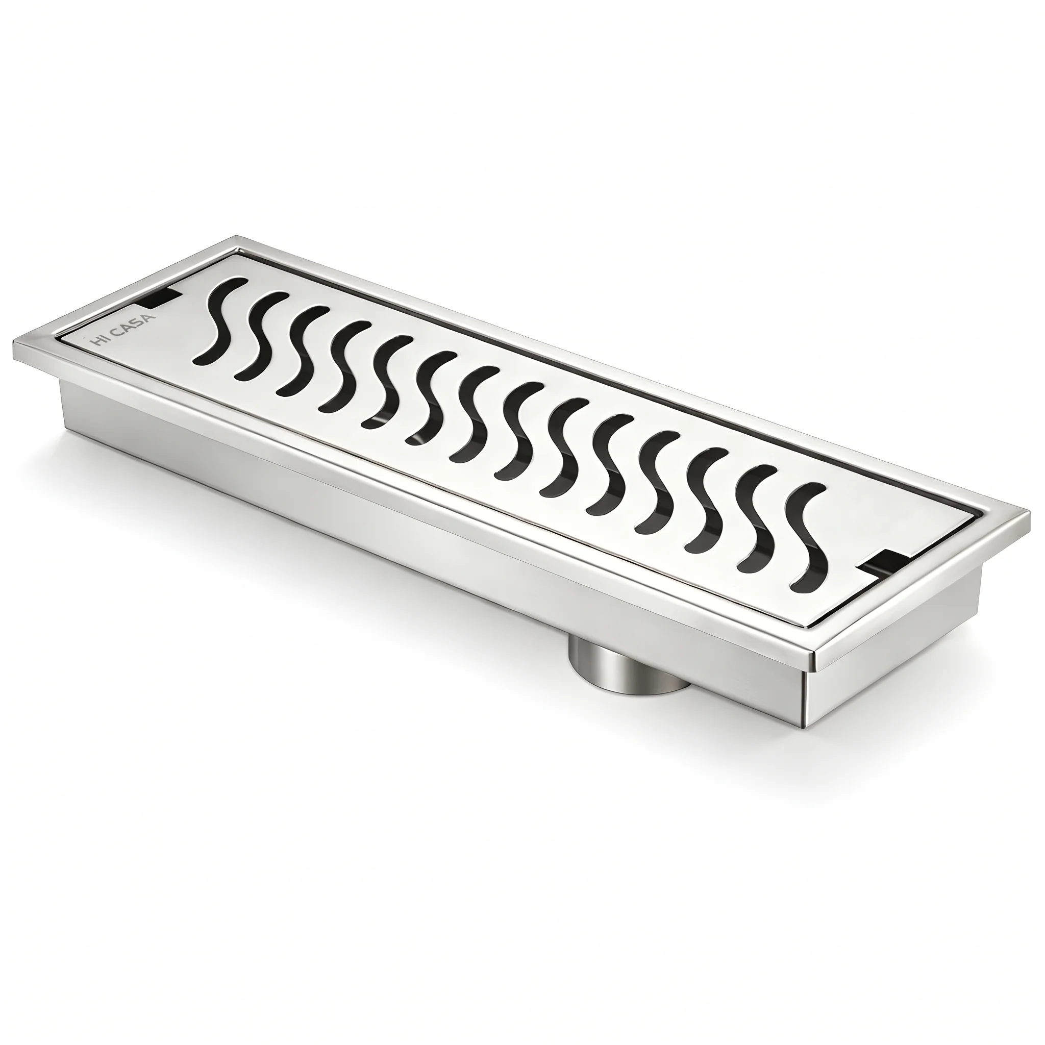 <span style="font-family:algerian"><span style="color:white"><span style="font-size:12px"><span style="background-color:#006400">SS304</span></span></span></span><br> 12" WAVY CHANNEL DRAINER - Image 2