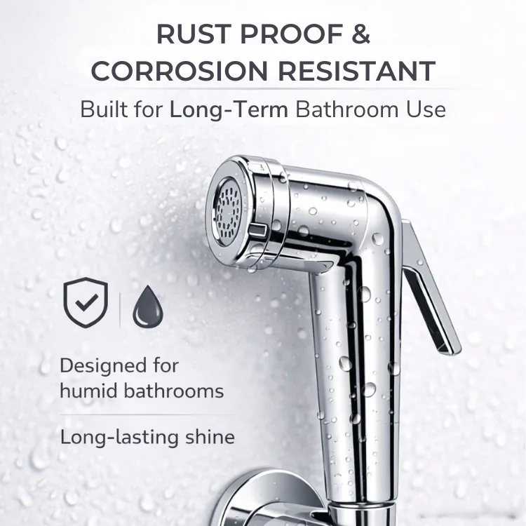 <span style="font-family:algerian"><span style="color:white"><span style="font-size:12px"><span style="background-color:#78706E">ABS</span></span></span></span><br> ABS MILANO HEALTH FAUCET WITH SHOWER TUBE - Image 5