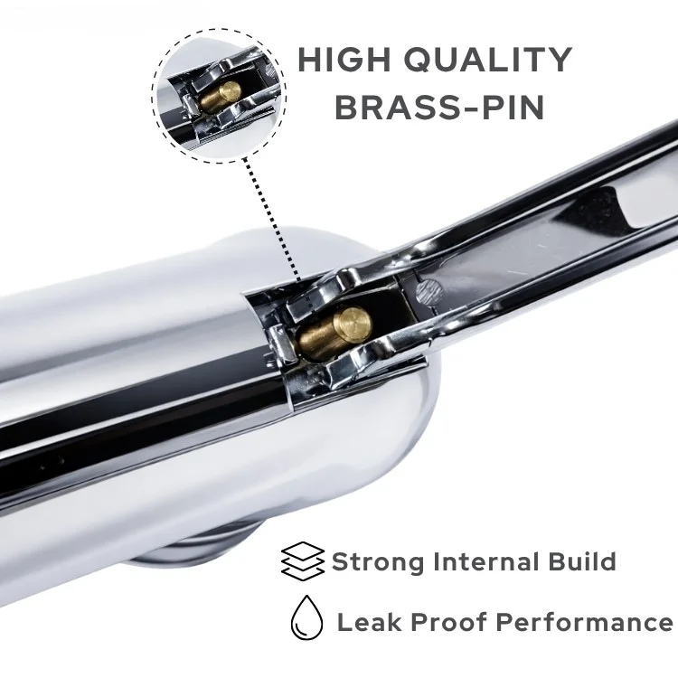 <span style="font-family:algerian"><span style="color:white"><span style="font-size:12px"><span style="background-color:#78706E">ABS</span></span></span></span><br> ABS MILANO HEALTH FAUCET WITH SHOWER TUBE - Image 4