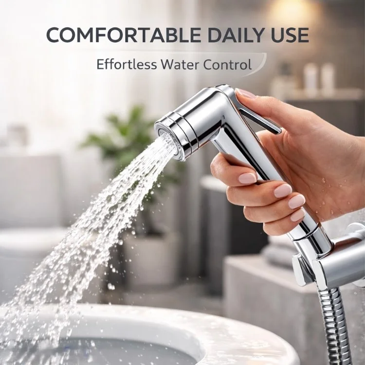 <span style="font-family:algerian"><span style="color:white"><span style="font-size:12px"><span style="background-color:#78706E">ABS</span></span></span></span><br> ABS MILANO HEALTH FAUCET WITH SHOWER TUBE - Image 6