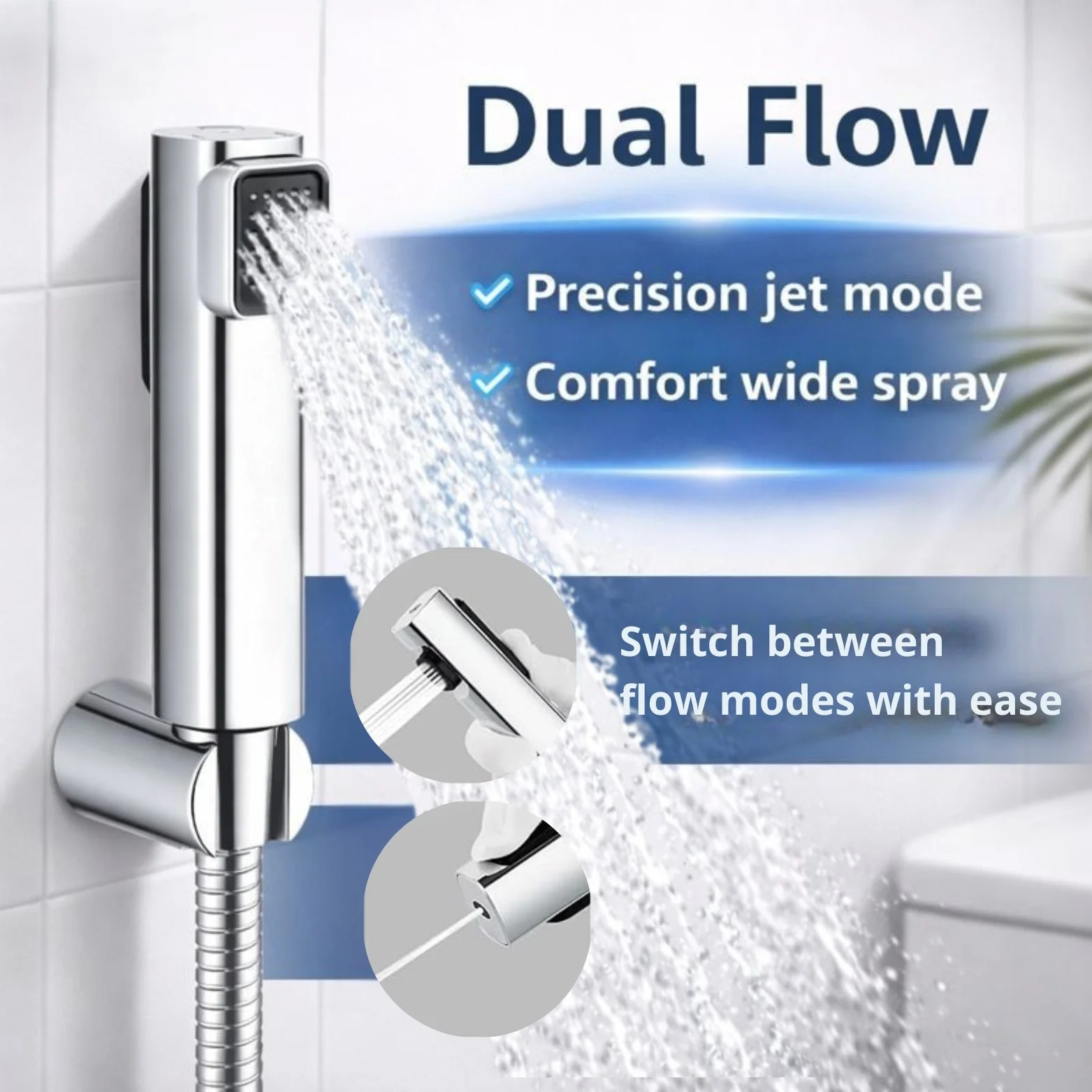 <span style="font-family:algerian"><span style="color:white"><span style="font-size:12px"><span style="background-color:#78706E">ABS</span></span></span></span><br> DUAL FLOW HEATH FAUCET WITH SHOWER TUBE - Image 6