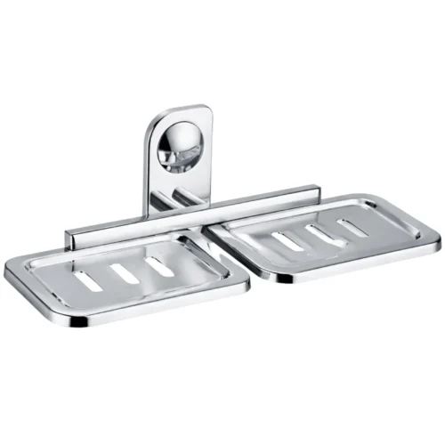 Dream Double Soap Dish Chrome Plated