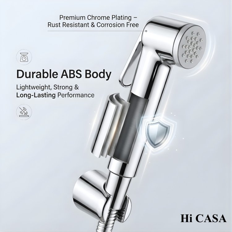 <span style="font-family:algerian"><span style="color:white"><span style="font-size:12px"><span style="background-color:#78706E">ABS</span></span></span></span><br> PRIME HEALTH FAUCET WITH SHOWER TUBE - Image 5
